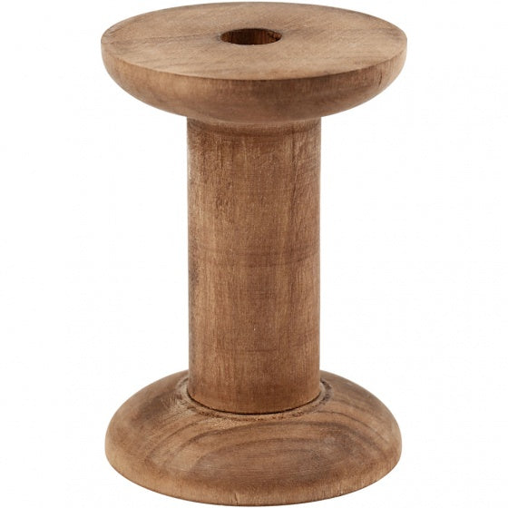 spoelen Vintage hout 20/48 x 70 mm bruin 10 stuks