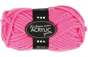 acrylgaren lichtroze 35 m. 50 gram