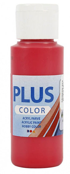 acrylverf Plus Color 60 ml karmozijnrood