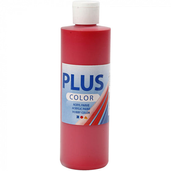 acrylverf 'Plus Color' karmijnrood 250ml