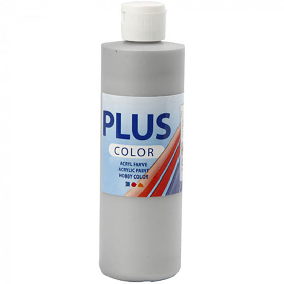 acrylverf 'Plus Color' zilver 250ml