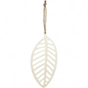 blad hout wit 20 cm