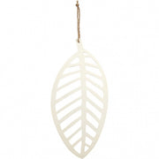 blad hout wit 35 cm