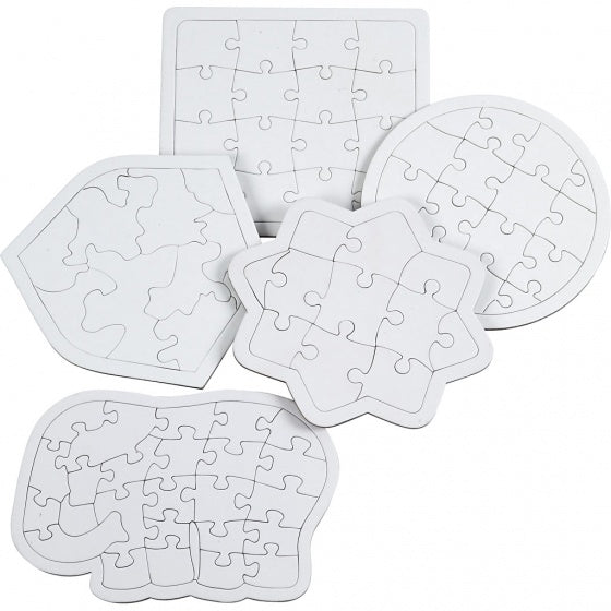 blanco puzzel 5x2 stuks