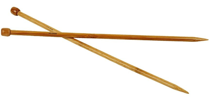 breinaalden bamboe 9 mm 35 cm