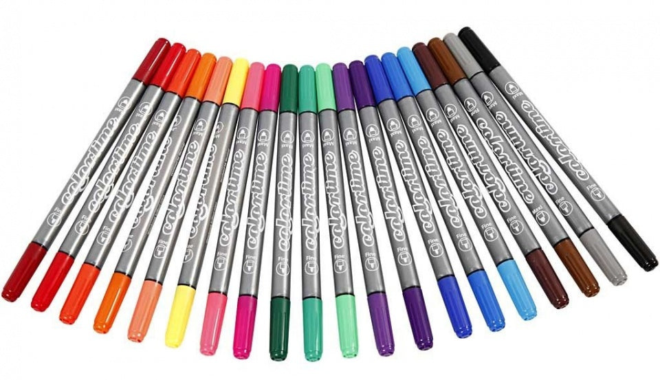 colortime dubbelstiften 20 stuks