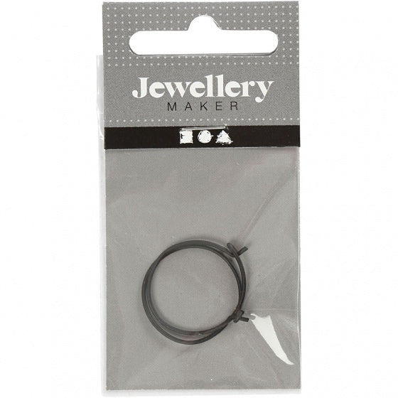 oorbellen 20 mm rond 8 stuks zwart
