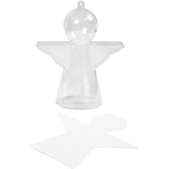 deco-engel tweedelig 4 stuks