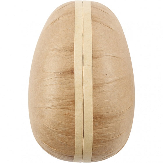 decoratie Eieren karton 12-15-18 cm bruin 3 stuks