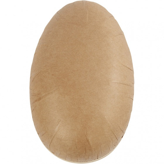 decoratie Eieren karton 12-15-18 cm bruin 3 stuks
