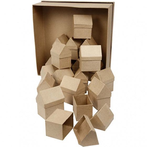 decoratie Huizen papier- maché 10