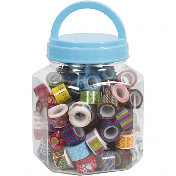 Decoratie tape diverse kleuren klein 12 mm