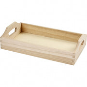 dienblad 30x17x5 cm lichtbruin