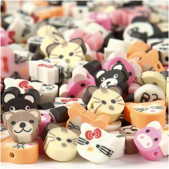 dierenmix ketting unisex 1 cm 200 stuks