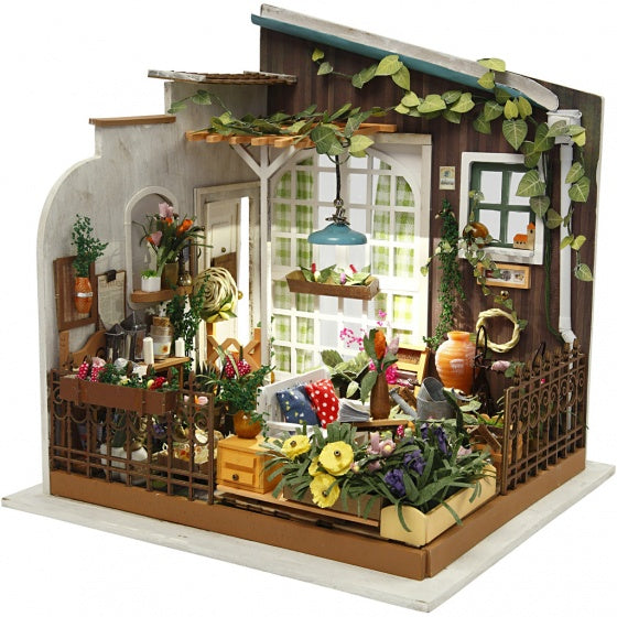 DIY Miniatuur Gardenroom knutselset 21 x 19 cm