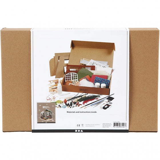 DIY Miniatuur Gardenroom knutselset 21 x 19 cm