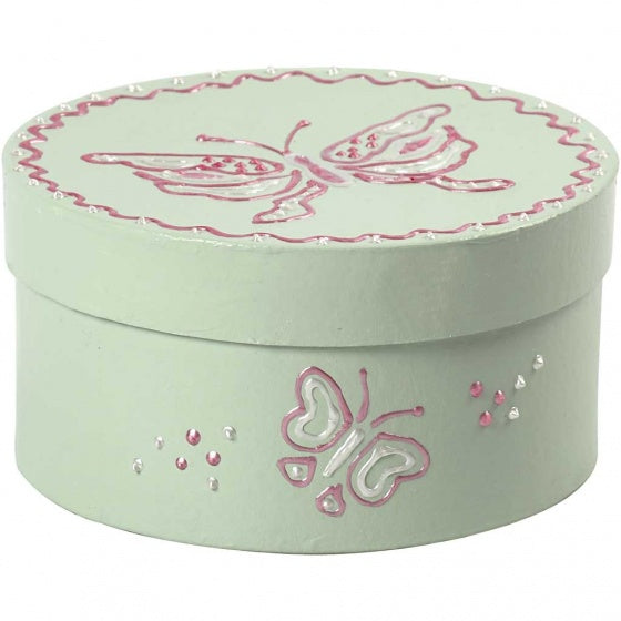 dozen Rond papier-maché 10-13-16 cm bruin 3-delig