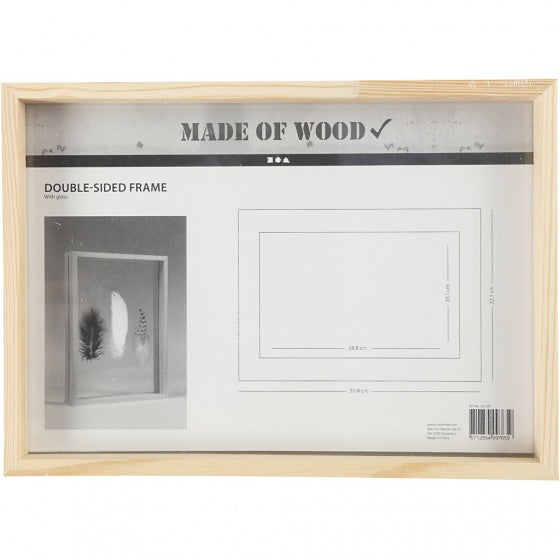 dubbelzijdige lijst hout 22