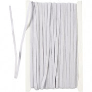 elastiek 50 m 6 mm wit