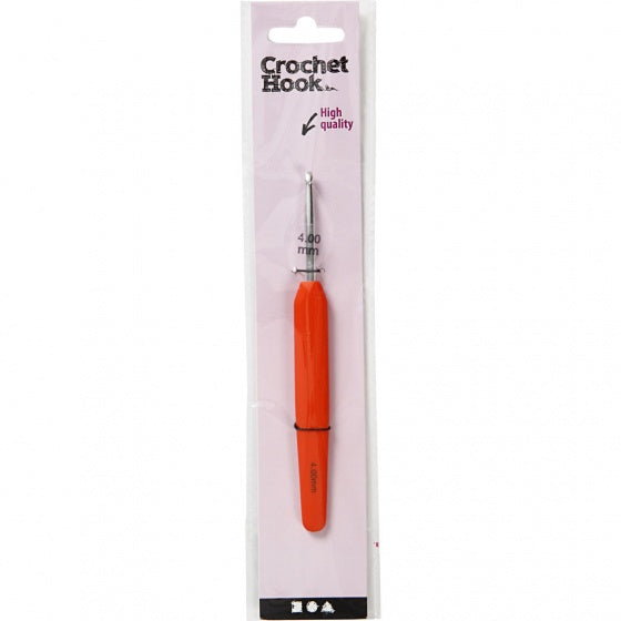 ergonomische haaknaald oranje 4 mm 13