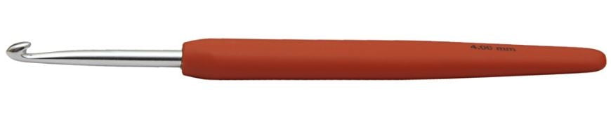 ergonomische haaknaald oranje 4 mm 13