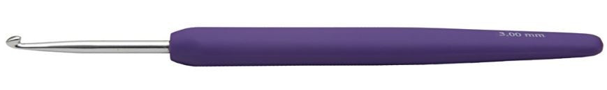 ergonomische haaknaald paars 3 mm 13