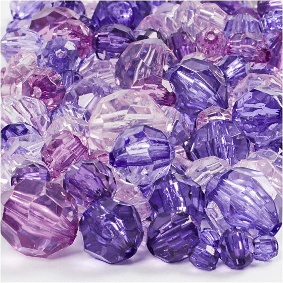 facetkralen mix paars 45 g