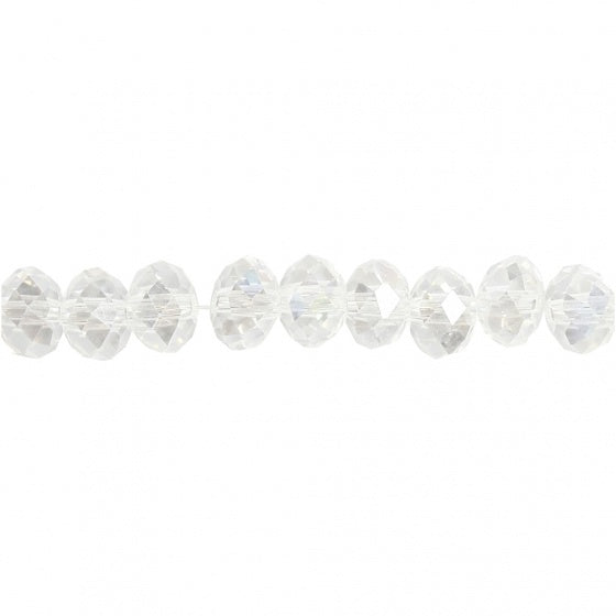 facetkralen transparant 6 mm 100 stuks
