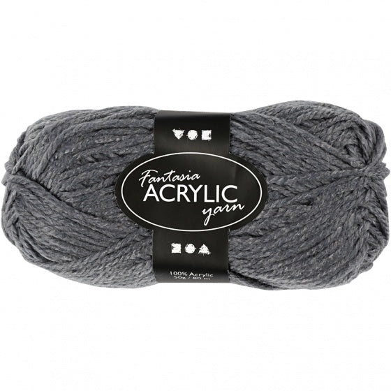 fantasia acryl garen grijs 80 m 50 g