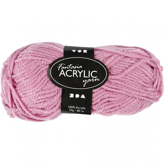 fantasia acryl garen roze 80 m 50 g