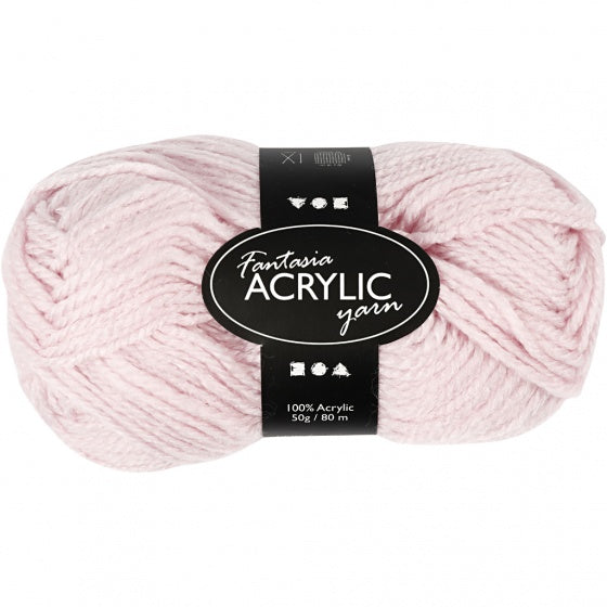 fantasia acryl garen lichtroze 80 m 50 g