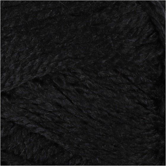 fantasia acryl garen zwart 80 m 50 g