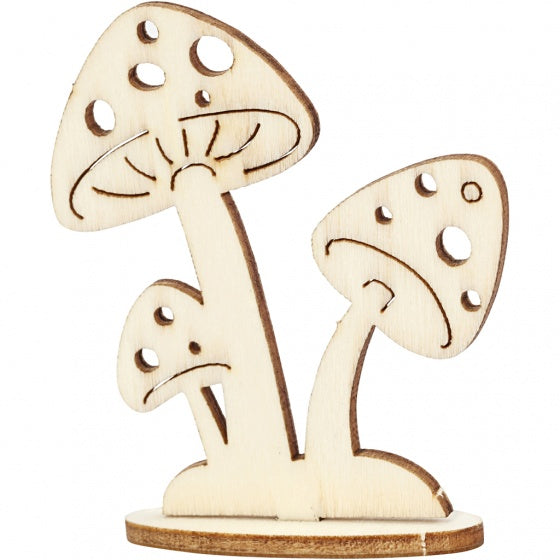 figurenset Konijn hout 15