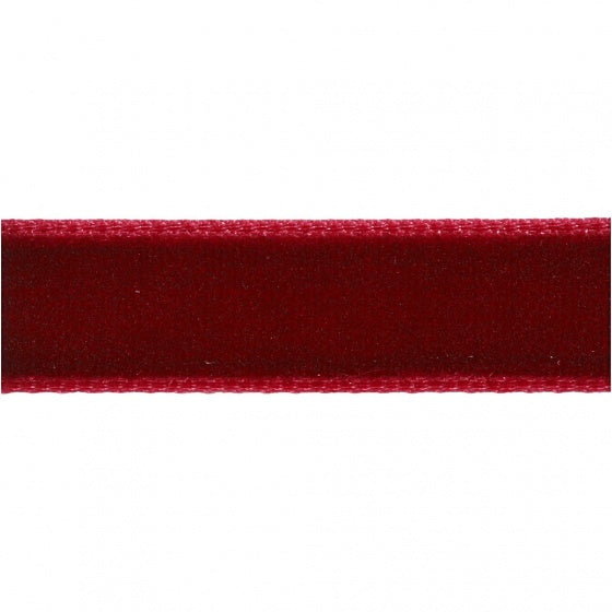 fluweellint 6 mm x 10 m rood