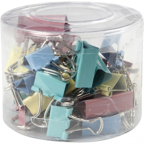 Foldback clips metaal 30 stuks