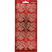 foliestickers hart 1 stickervel rood