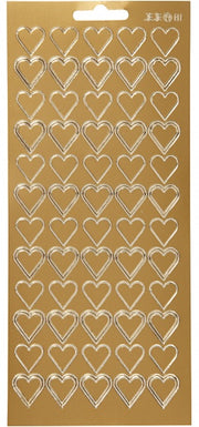 foliestickers harten 1 stickervel goud