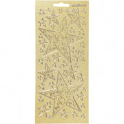 foliestickers sterren stickervel goud