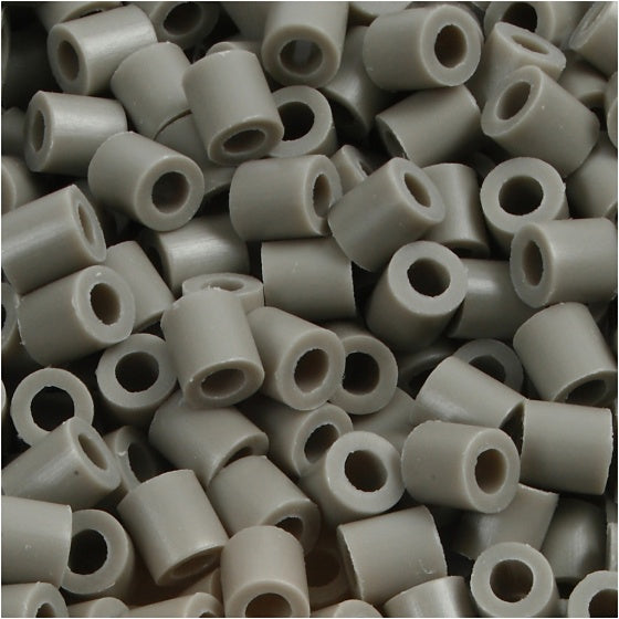 strijkkralen 5 mm 1100 stuks donker grijs