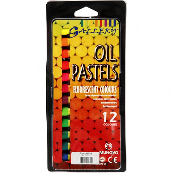 Gallery oliepastel neon multicolor 7 cm 12 stuks