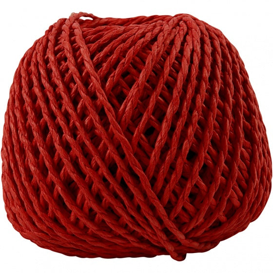 garen Weaving Paper 3 mm bordeaux 40 meter per bol