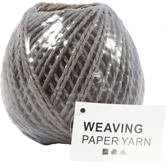 garen Weaving Paper 3 mm bruin 40 meter per bol