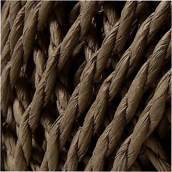 garen Weaving Paper 3 mm donkerbruin 40 meter per bol