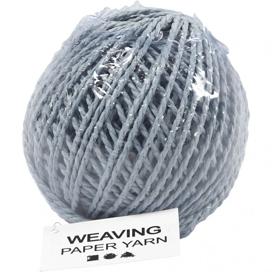 garen Weaving Paper 3 mm grijs 40 meter per bol