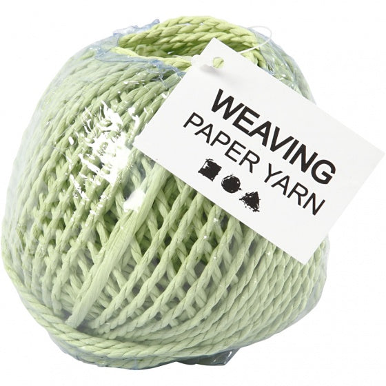 garen Weaving Paper 3 mm groen 40 meter per bol