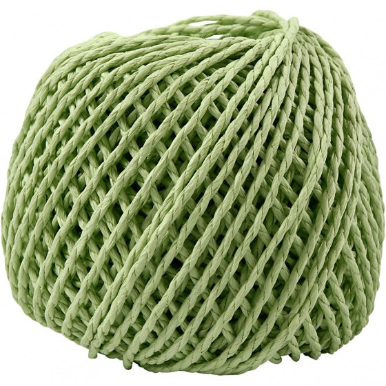 garen Weaving Paper 3 mm groen 40 meter per bol
