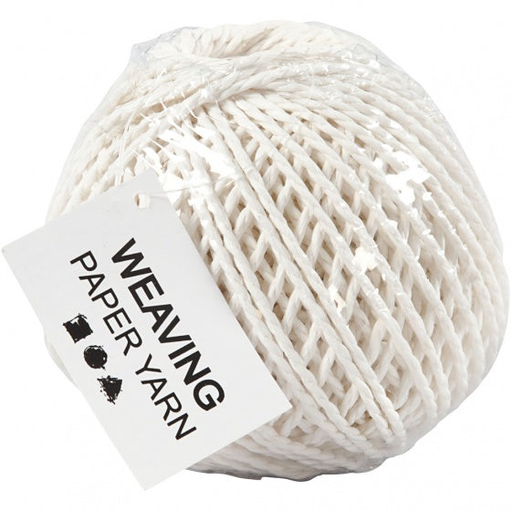 garen Weaving Paper 3 mm wit 40 meter per bol