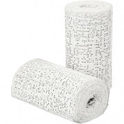Gipsgaas rollen 10 cm wit set 2-delig