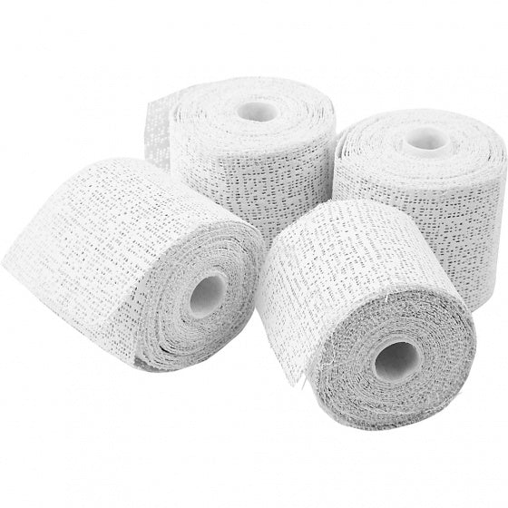 Gipsgaas rollen 5 cm wit set 4-delig