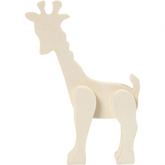 giraffe hout 19 cm
